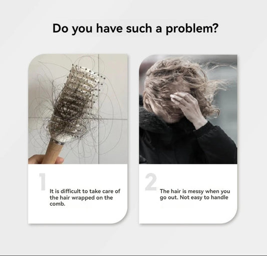 Self-Cleaning Anti-Static Hair Comb
